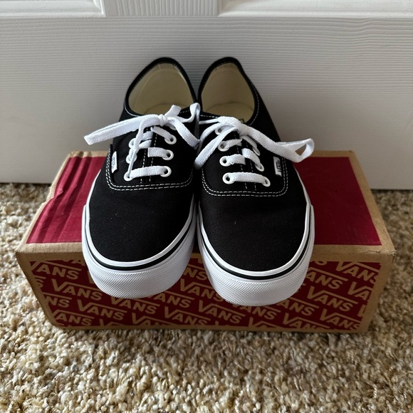 ✨Vans Off the Wall skater shoes black womens size 7 - Picture 5 of 8